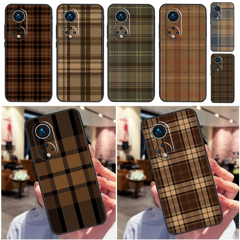 Brown Plaid Case Fo… - image