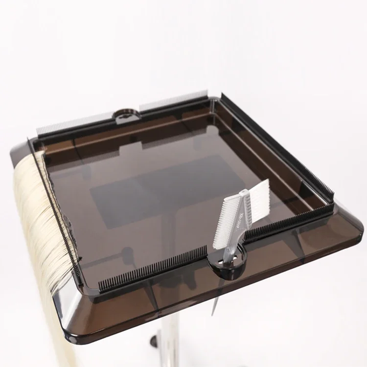 Металлическая тележка для наращивания волос