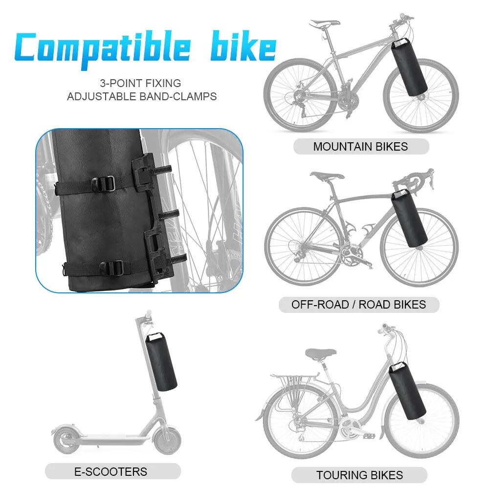 NEWBOLER Bicycle Gear Mount Stuff Holder Cage Mount Cycling Fork Frame Gear Bag Carry Mount Road Bike Bottle Cage