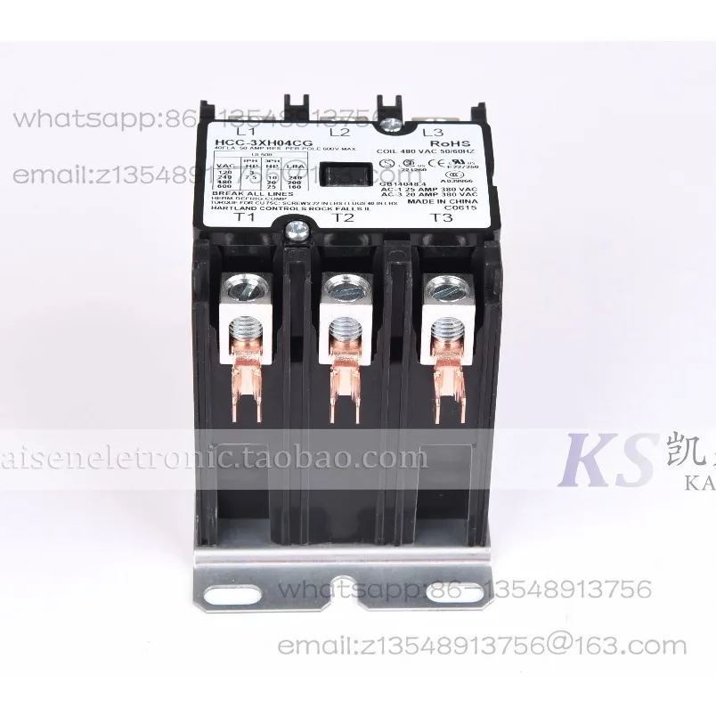 Spot 480V 40A HCC-3XH04CG HCC-3XH04YL Three-phase AC contactor for industrial heating equipment