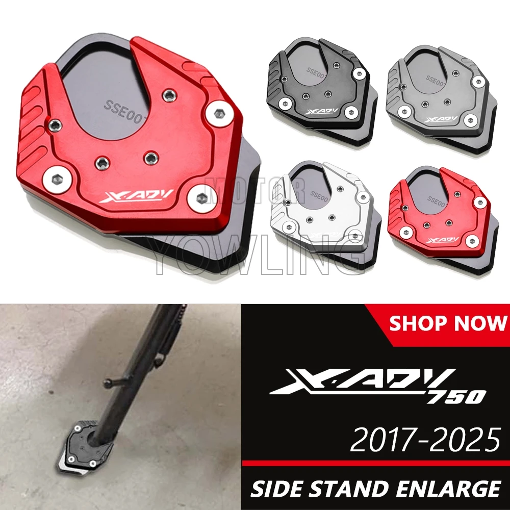 혼다 XADV X-ADV 750 XADV750 2017-2020 2021 2022 2023 2024 2025용 오토바이 킥스탠드 사이드 스탠드 확장 확대