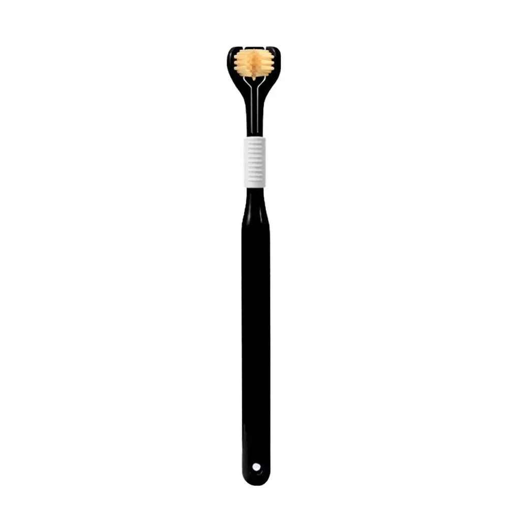 Brosse à Dents Stéréo 3D PBT Ultra Fine à Cheveux Doux pour Adulte, Soins à Trois Côtés, Grattoir à Langue, 360 °, Oral Alea A2L3