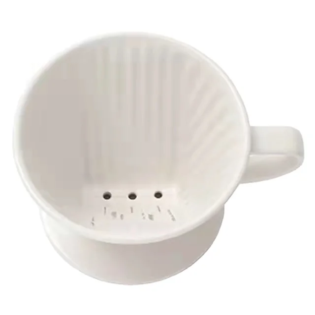 For Pour high quality white ceramic coffee dripper filter cup