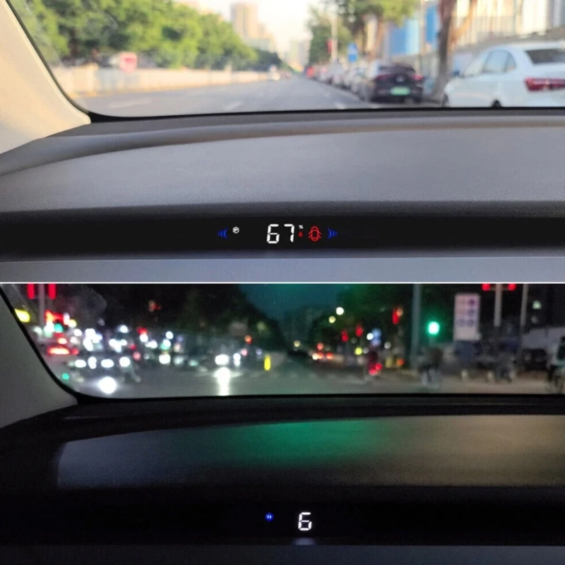 T7 Car HUD Speedometer Security Alarm Digital Alarm Reminder Meter for Car 3/Y