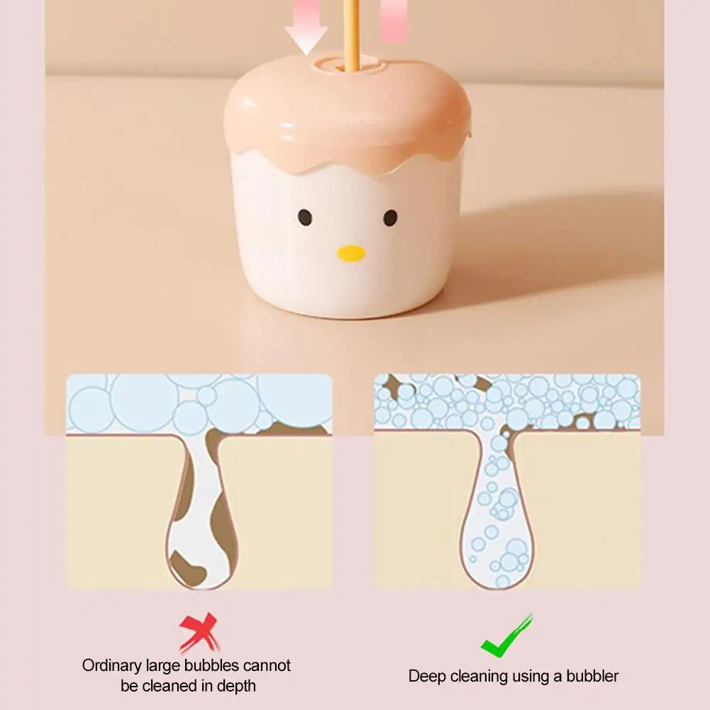 Machine à mousse à bulles, soins de la peau, beauté du visage, dispositif de mousse à bulles, crème nettoyante, outil démaquillant Portable pour le visage