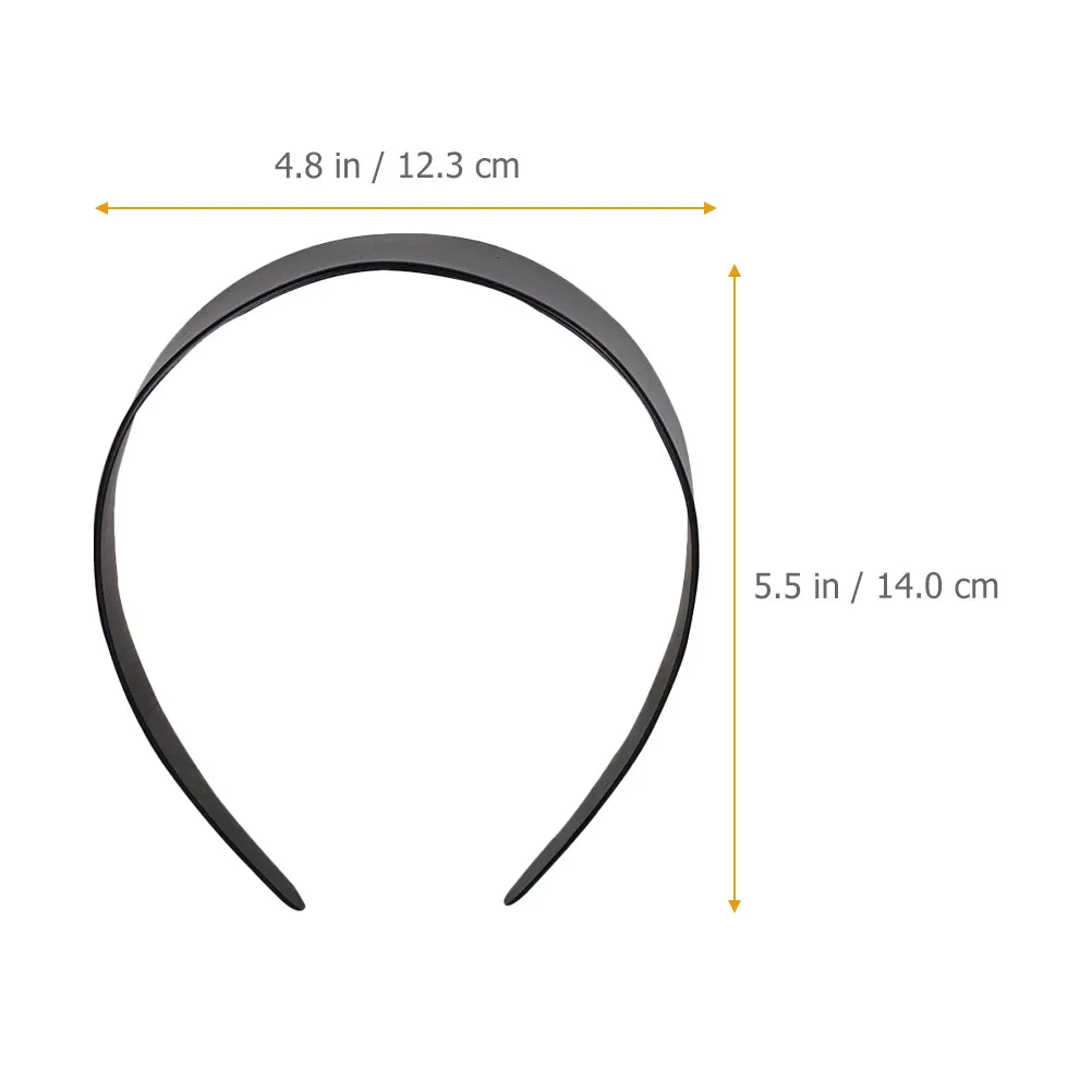 12Pcs Vintage Plastic Headbands Wide Hard Plain Craft Hairbands Hair Accessories for Women Girls Daily Use Yoga Makeup Washing