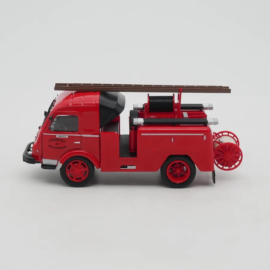 Ixo-Drouville Francês Bombeiros Caminhão Diecast Carro Modelo, Veículo De Brinquedo De Metal, Motor De Bombeiro Galion, 1:43