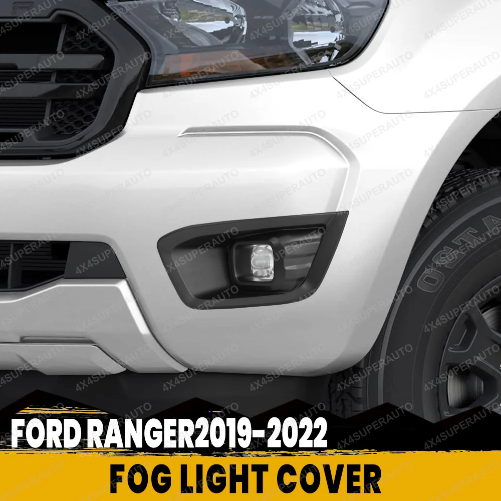 ABS Fog Light Cover Fog Lamp Cover For Ford Ranger T8 2019 2020 2021 2022 Limited Xl Xlt Basic Model 4X4 Car Accessories