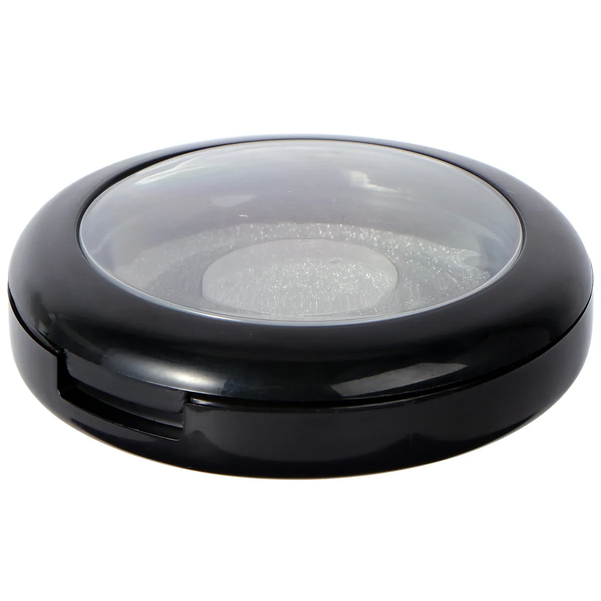 1Pcs Round False Eyelash Case Plastic Storage Box Portable Eyelash Organizer Compact Tray Holder for Daily Home Use