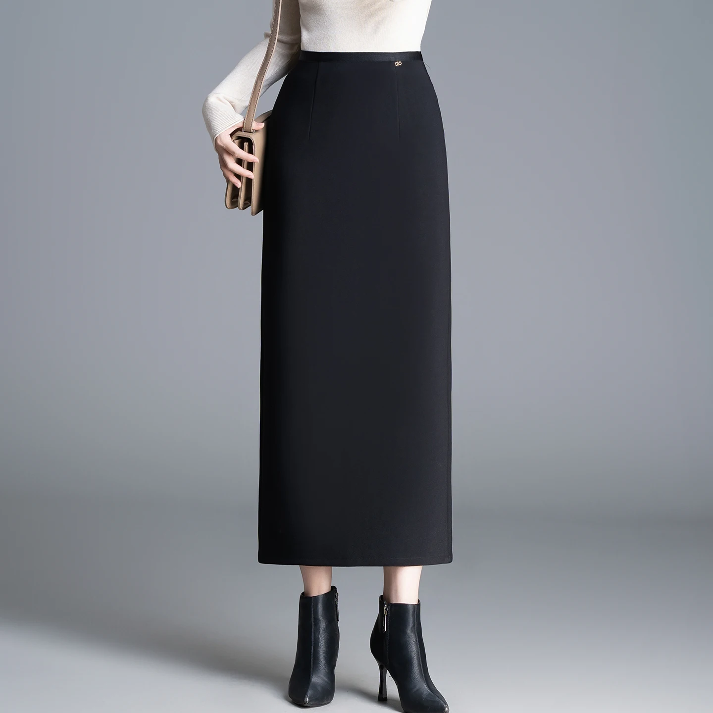 

Юбка-кюлоты женская прямая, с завышенной талией, для офиса, облегающая, в стиле «обертка»