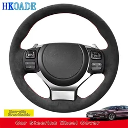 Customize DIY Suede Car Steering Wheel Cover For Lexus IS250 2014 2015 IS300 IS350 IS F-Sport IS200t 2016 2017 Car Interior
