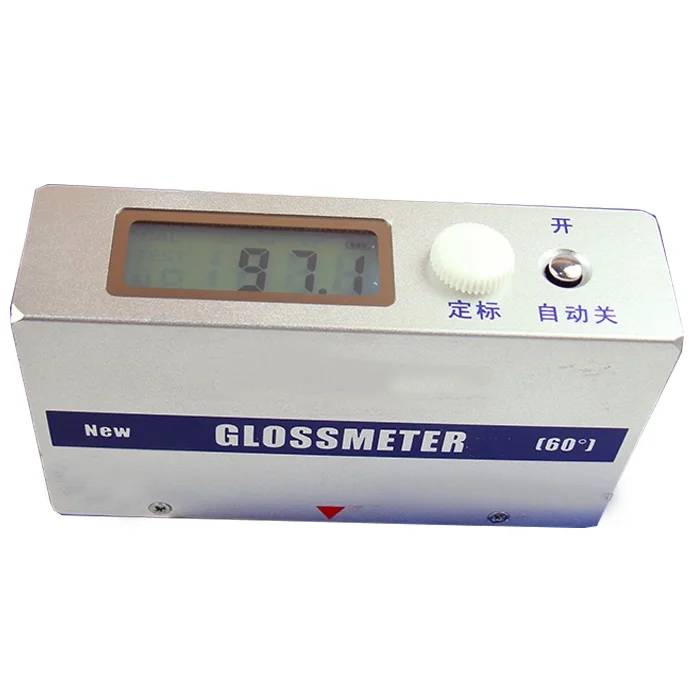 60 °   SAHAM Pelapis Cat Glossmeter Instrumen Uji Cat Gloss Meter