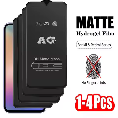 AG Matte Tempered Glass for Samsung A54 A53 A34 A52 5G A33 A32 A22 A14 A21 M52 M42 M62 S22 S21 Plus S20 FE A04S Screen Protector