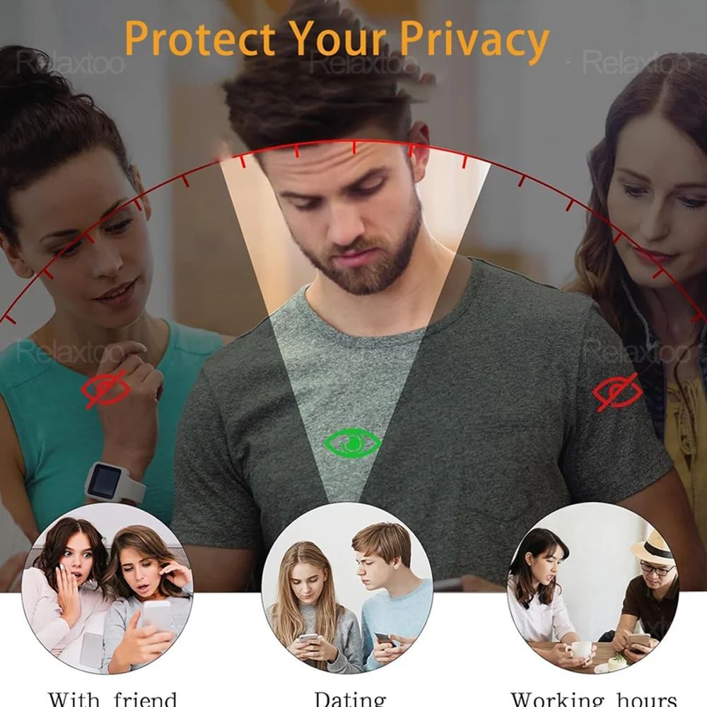 4-1 قطعة الخصوصية الزجاج المقسى لسامسونج غالاكسي S25 الترا S24 زائد مكافحة زقزقة حامي الشاشة المضادة للتجسس فيلم S25Ultra S24Ultra