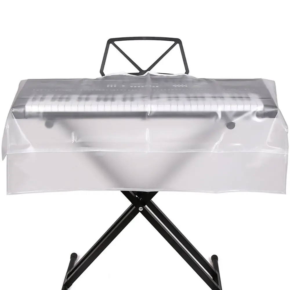 Frosted Transparent Keyboard Dust Cover Universal Dustproof Piano Dust Covers 88Keys Waterproof Keyboard Case