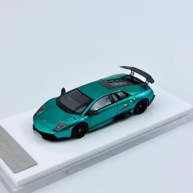 CL Car's Lounge 1/64 Lamborghini Murcielago LP670-4SV 2009 40e verjaardag groene legering speelgoedmotor gegoten metalen model cadeau