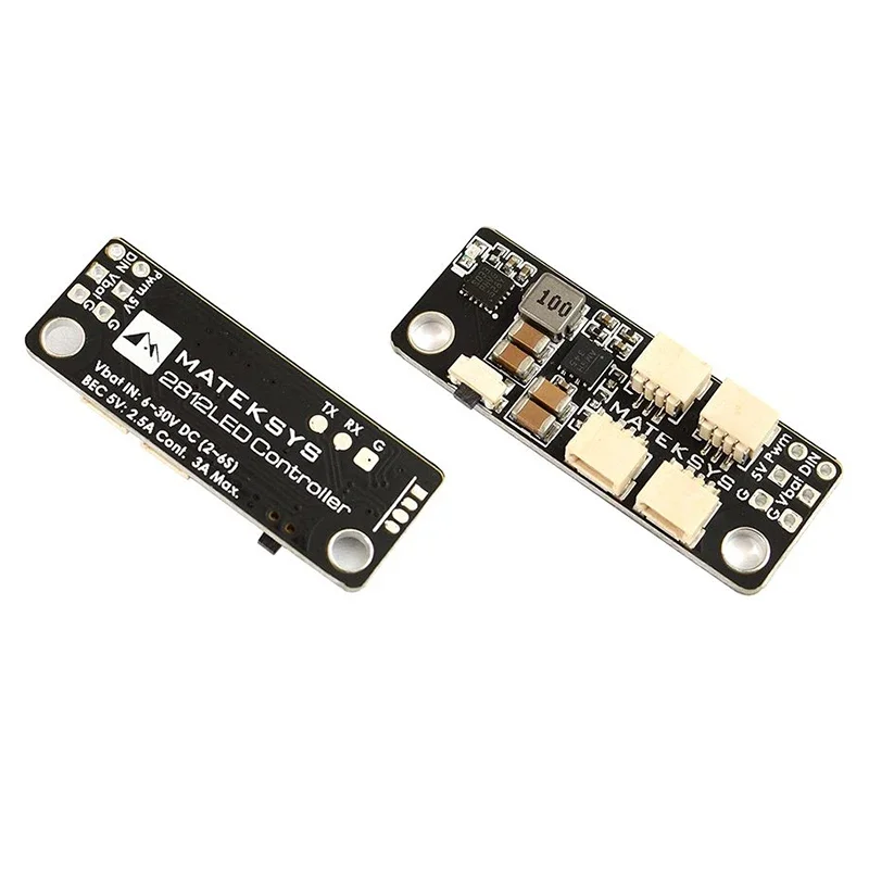 Matek 2812 2812ARM-4 / 2812ARM-6 LED لوحة توزيع شريط إضاءة و 2812 LED قطاع تحكم لطائرات بدون طيار RC FPV #3