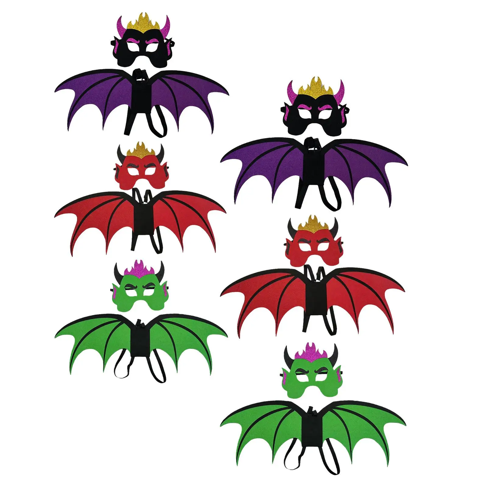Kids Devil Costume Children's Wing of Devil for Halloween Party Dressing Props