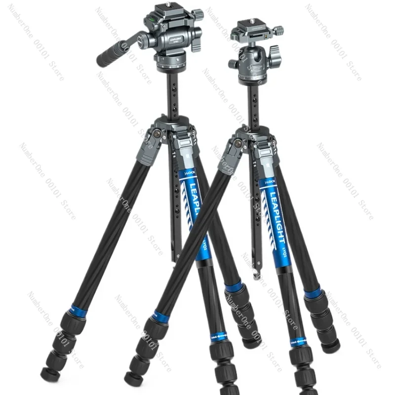 Carbon Fiber SLR Camera Photography Camera Tripod Hydraulic Ball Head Extended Center Shaft Compact Portable Stand