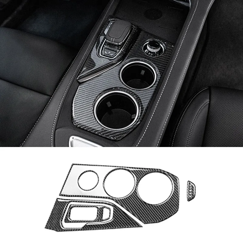 for ZEEKR 001 2022 2023 2024 Accessories Gear Shift Panel Cover Glass Lifting Frame Mat Carbon Fiber Protective Sticker