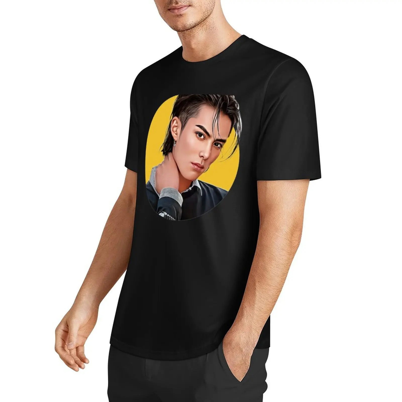 Dylan Wang Cute Actor T-Shirt custom shirt anime figures mens workout shirts