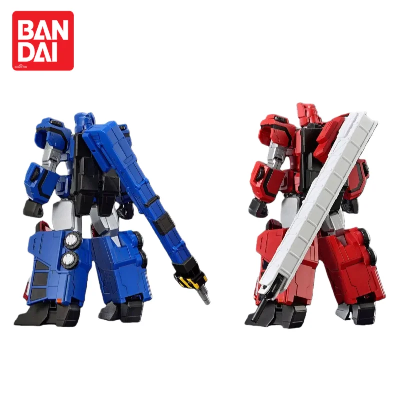 En Stock Original Bandai Hg roi courageux Super Dragon dieu flamme Dragon glace Dragon Ggg Transformable combinaison assemblage jouet Mecha