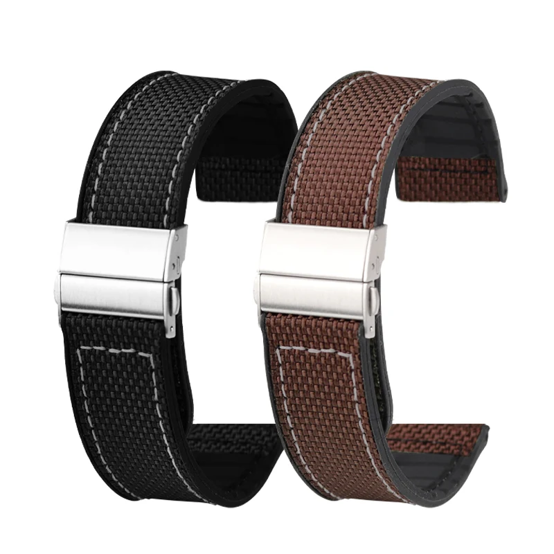 New Nylon Silicone Bottom Watch Strap for Huawei GT4 Watch Strap GT3 Watch Strap GT2 Watchgt3 Honor 4Pro Smart Watch Strap 22mm