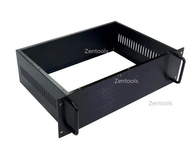 Chassi padrão 3U de 19 polegadas, caixa plug-in de rack, chassi de controle industrial de servidor