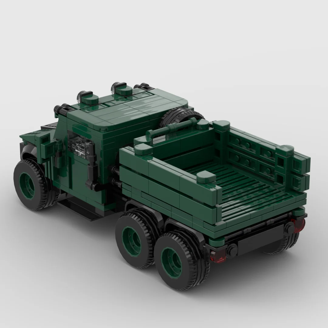 Modern Ukrainian Mliatry Pickup Truck Building Blocks Army Special Forces Figures Soldier Vehicle Mini Model Brick Kids Toys