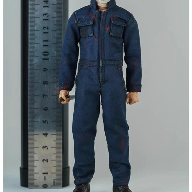 1/12 Scale Soldier Old Style Workwear Jumpsuit Model 6-inch Moving Doll Clothing Accessories Collection Display Toy Gifts