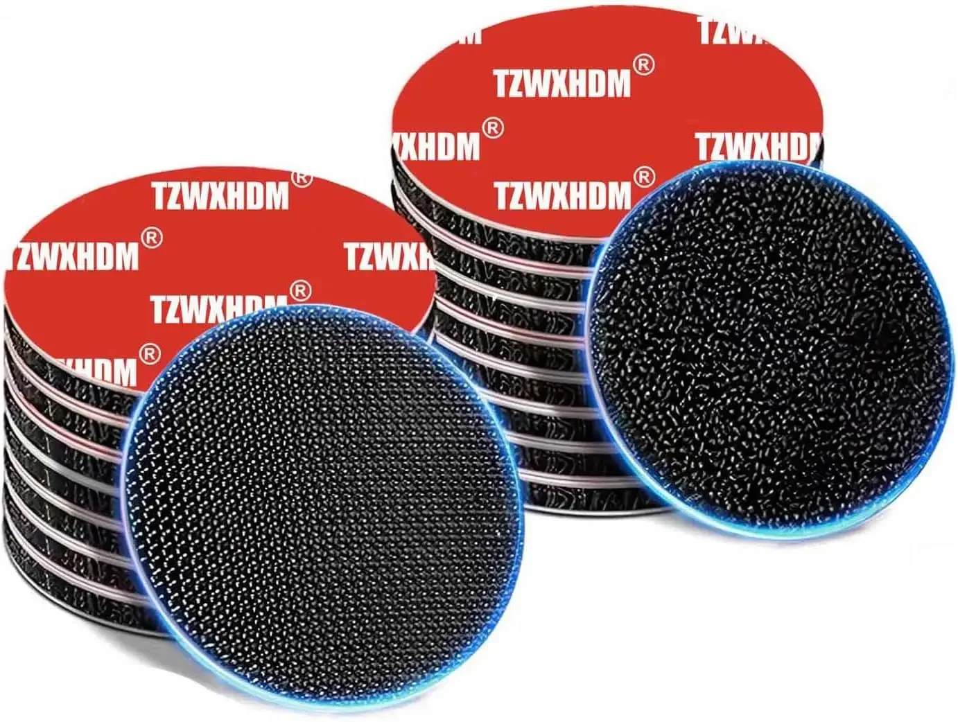 

Heavy Duty Hook and Loop Strips with Super Adhesive, Heat-Resistant & Waterproof, Car Outdoor Indoor Use (2×2in*18Pcs)