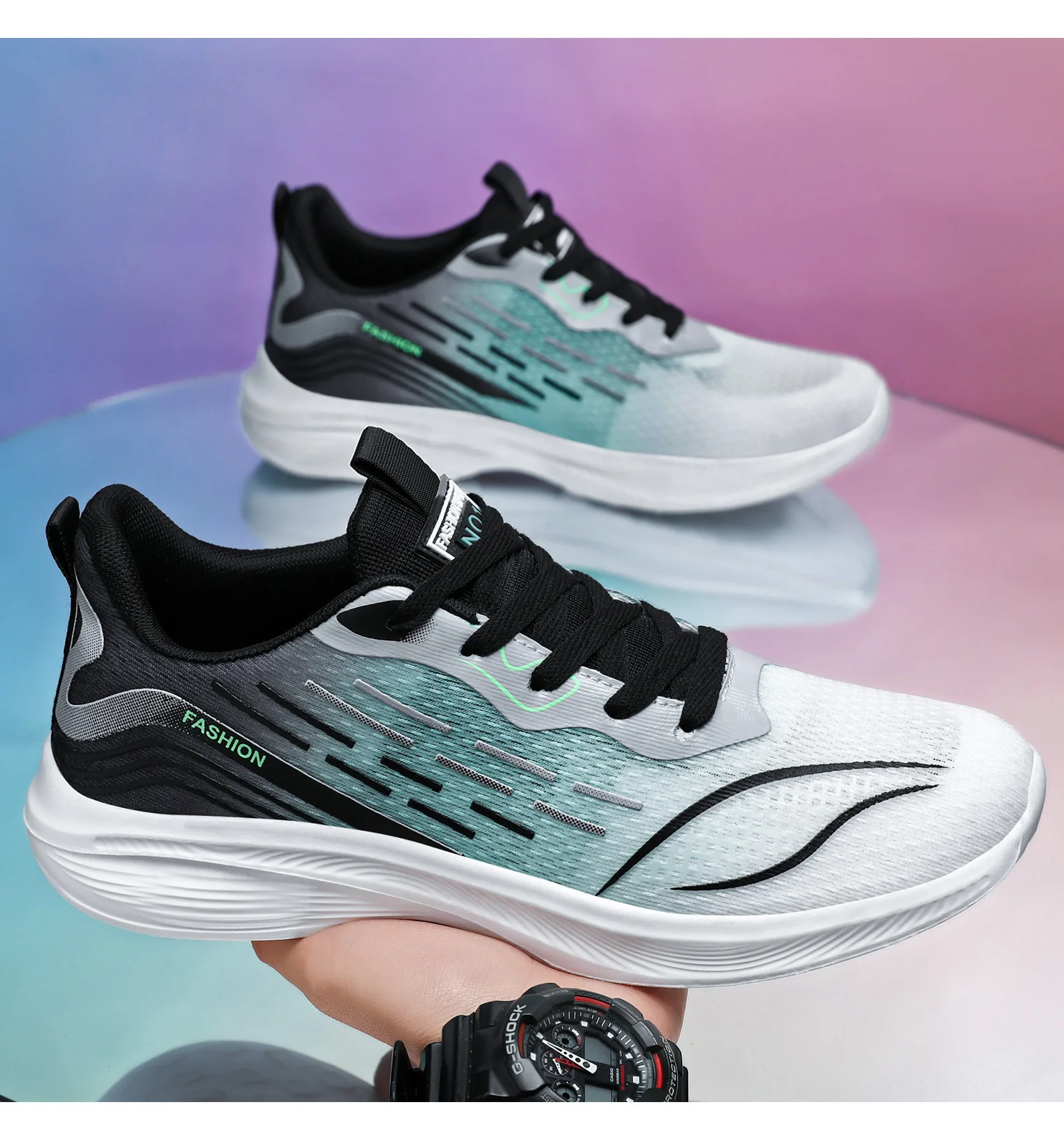 

2026 Men's summer new versatile student running shoes lightweight comfortable non slip breathable casual shoes for men sneakers