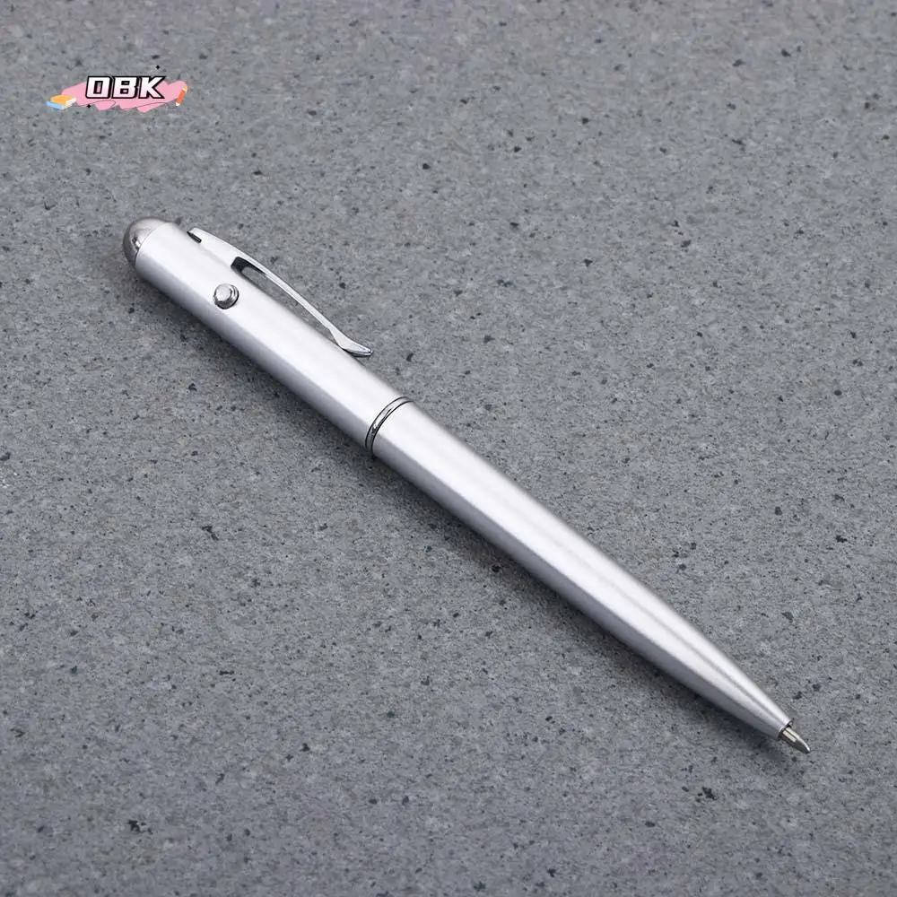 School Novelty Silver Plastic Material Writing Drawing Magic Ballpoint Pens Magic Secret Pen Invisible Ink Pen UV Light Pen