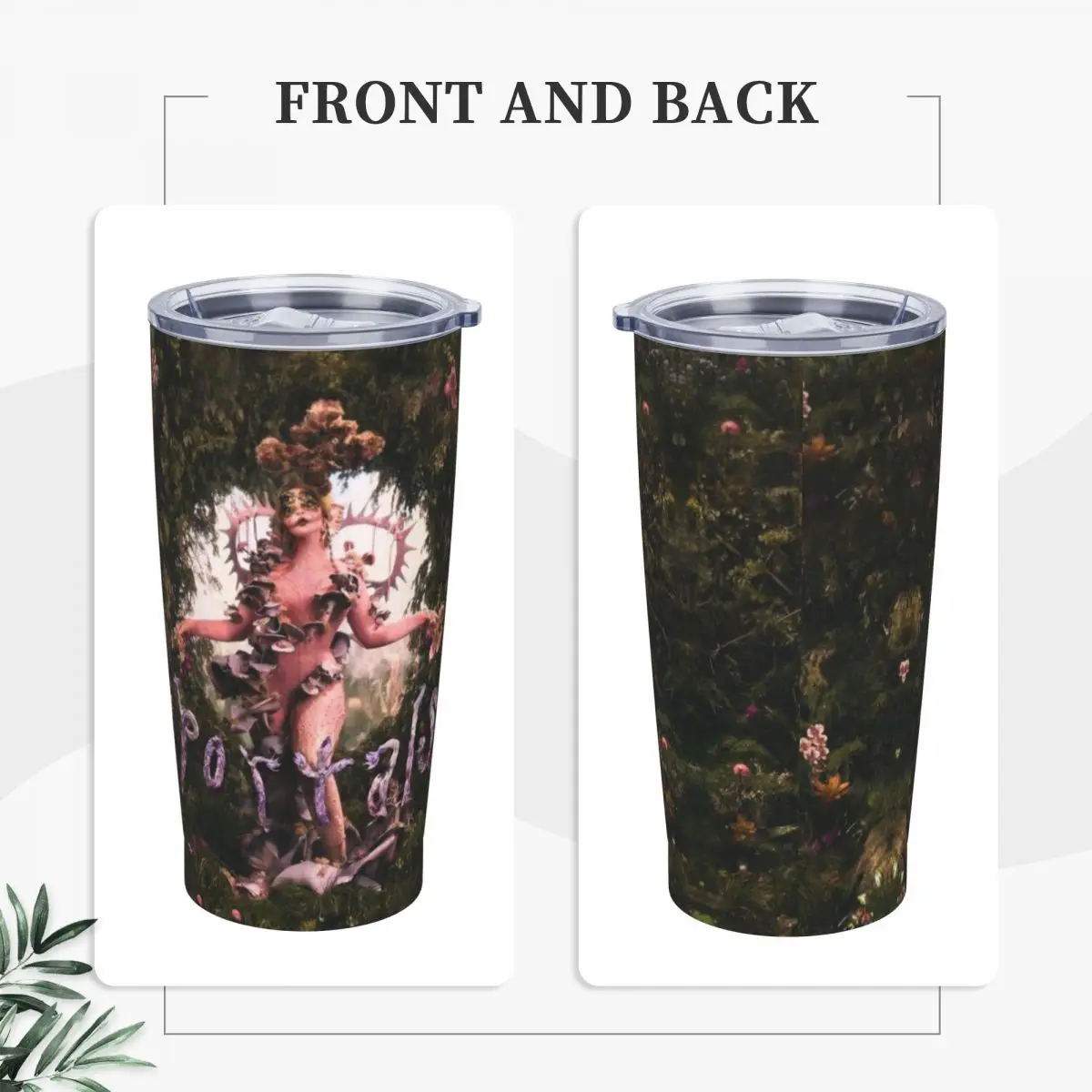 Stainless Steel Tumbler Melanie Martinez Coffee Mug Portals Music Album Portable Cold Drink Car Mugs Travel Custom Water Bottle