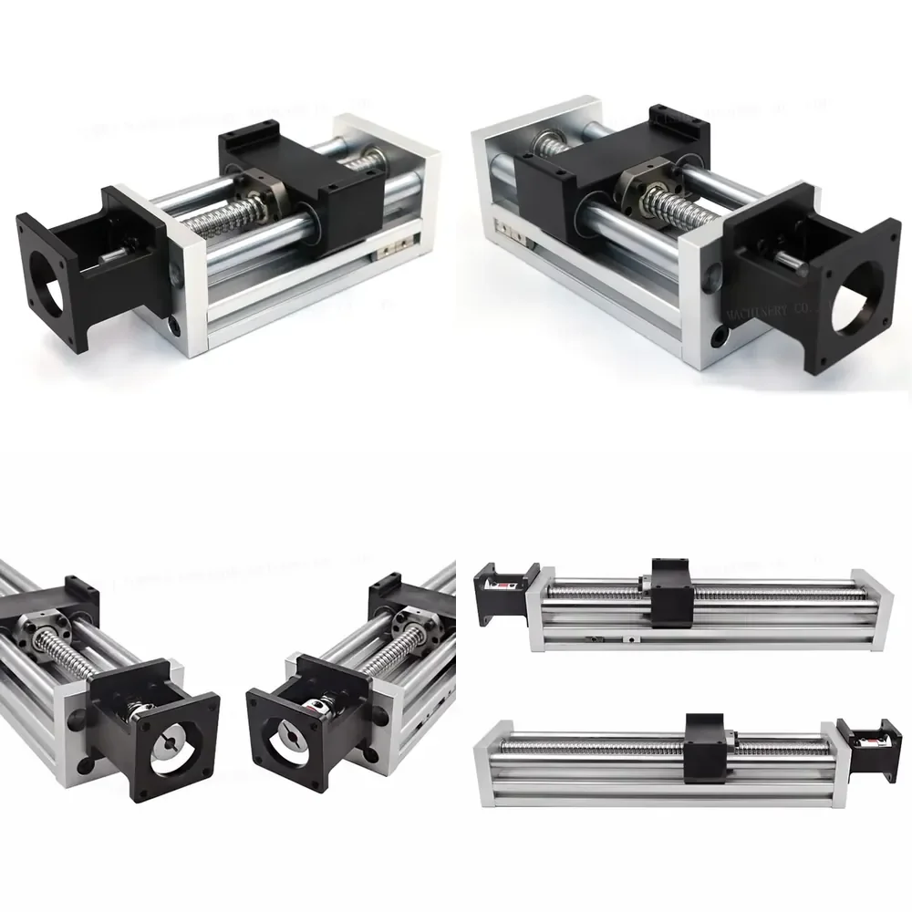 CNC Linear Stage Ball Screw Drive Bearing Sliding Stage YR-GZS90K 100mm-1000mm Customizable Stroke 30KGS Load Capacity