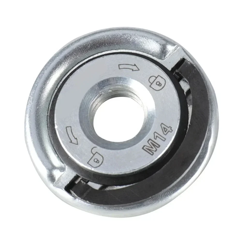 M14 เครื่องบดกดแผ่น QUICK RELEASE Self-Locking เครื่องบดกดแผ่น FLANGE NUT Power Chuck Power ชิ้นส่วนเครื่องมือ
