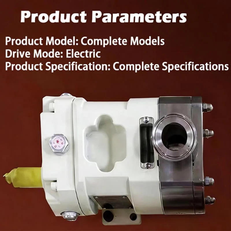 

Насос роторно-лопастной CRP-3Z-3/5/10/20, санитарный, пищевой, из нержавеющей стали 316L, мини, с двумя роторами
