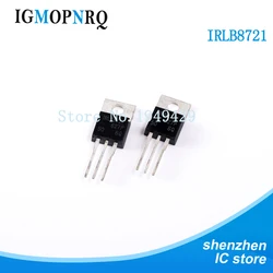 10PCS IRLB8721 IRLB8721PBF TO-220 MOSFET MOSFT 30V 62A 9mOhm 8nC Qg New