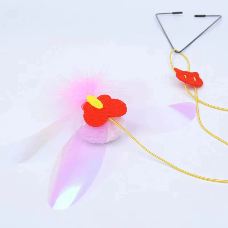 Cat Teaser Toy, Simulated Mice or Rabbits, Suction Cup or Metal Frame and Spring Rope, Exciting Playtime Adventures, Cat Toy