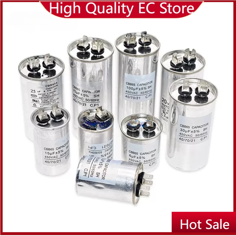 Kapasitor kompresor AC CBB65 kapasitor startup Capacitor