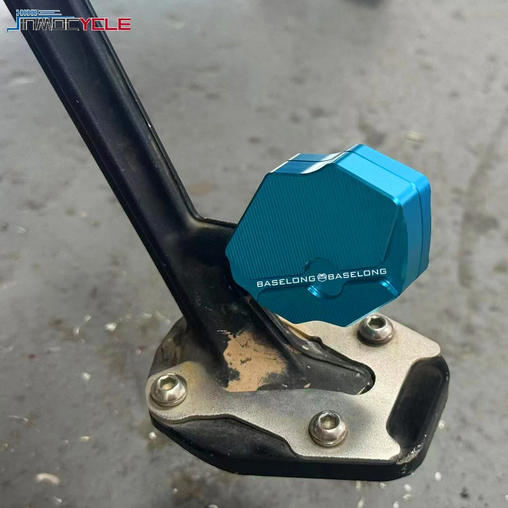 2025 450MT Motorcycles Accessories For CFMOTO CF MOTO 450 MT MT450 2024 Foot Side Stand Enlarger Plate Pad Kickstand Extension