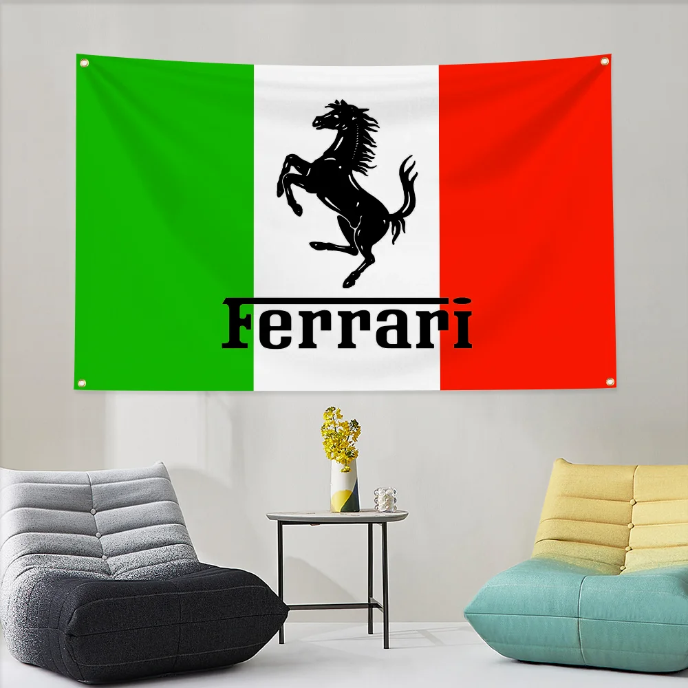 

Rastar Ferrari Co-Brand Tapestry Flag to Hang Decor Flag Home Garden Flags for Bedrooms Outdoor Gifts Decoration Banners