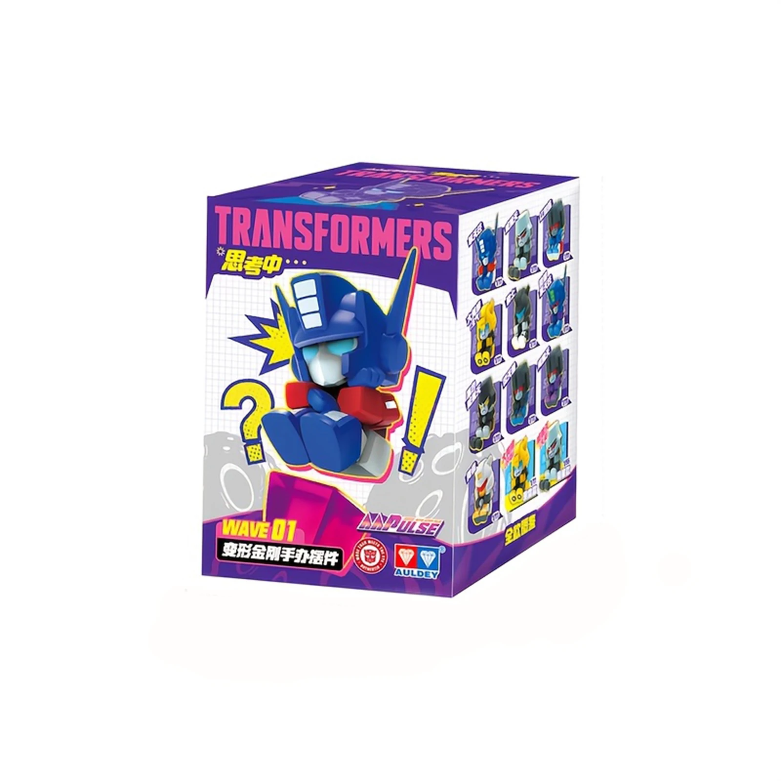 MINISO Transformers Blind Box Figuur AAP Serie Schattige Robot Collectible Bureau Decoratie Mini Actiefiguur Speelgoedmodel Cadeau