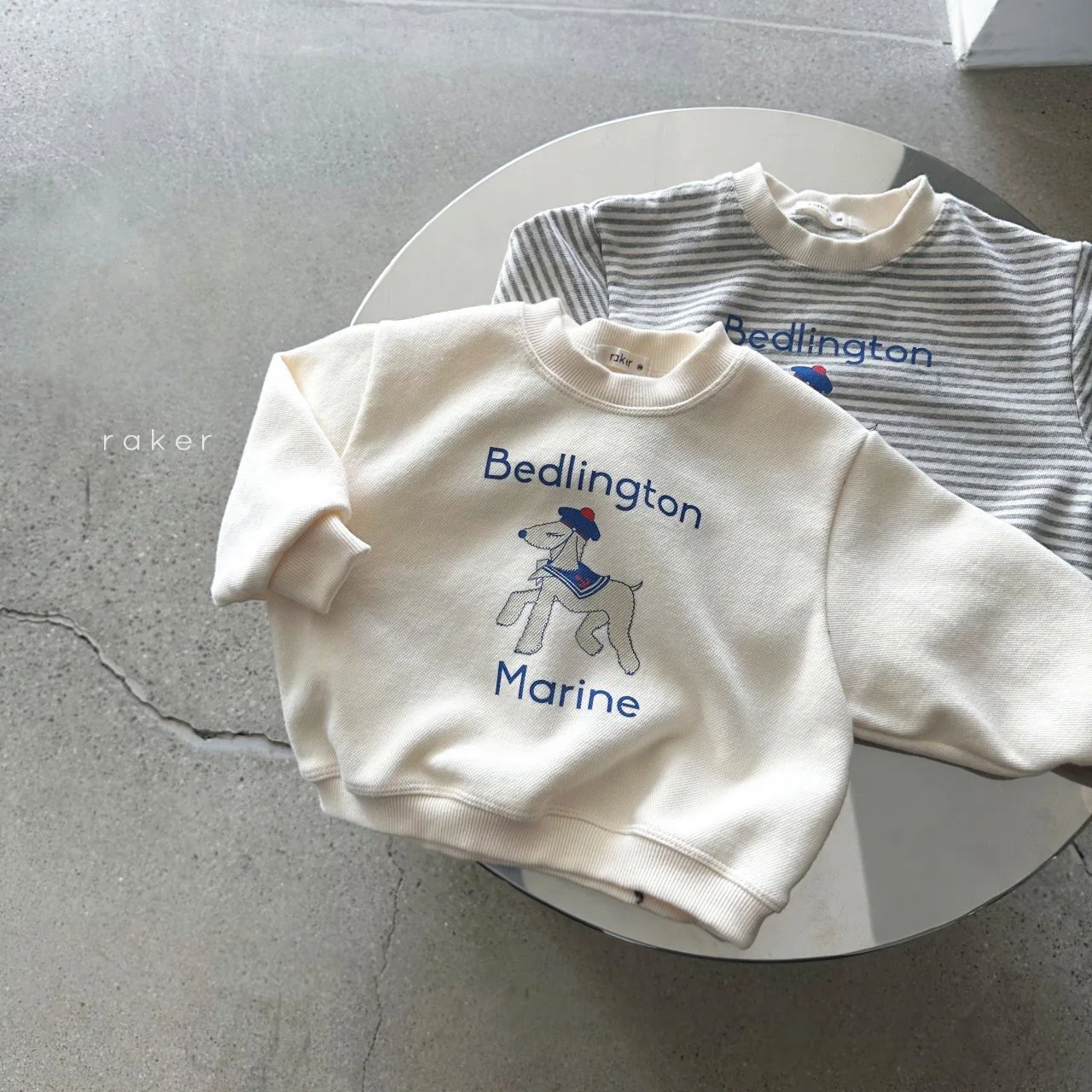 2024 Spring New Baby Long Sleeve Sweatshirt Cotton Infant Girl Fashion Cartoon Print Tops Toddler Boy Versatile Striped Pullover