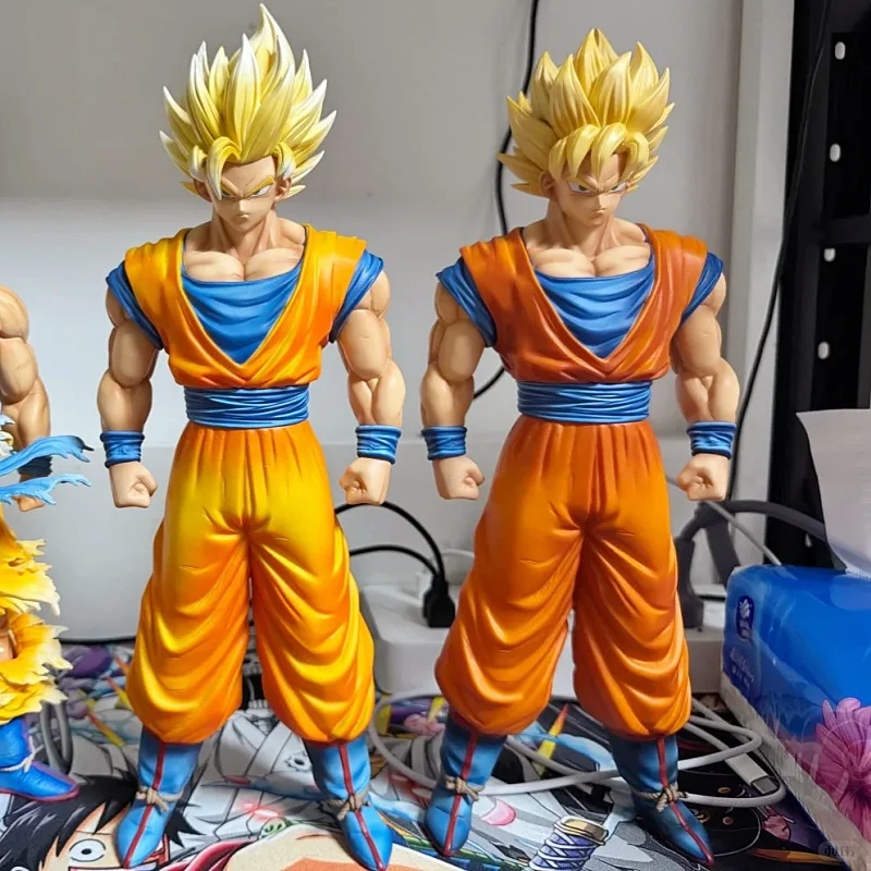 

Dragon Ball Z Super Saiyan 1 2 Figure Hy Model Kakarotto Anime Action Figurine Collectable Ornaments Doll Statue Boy Toy Gifts