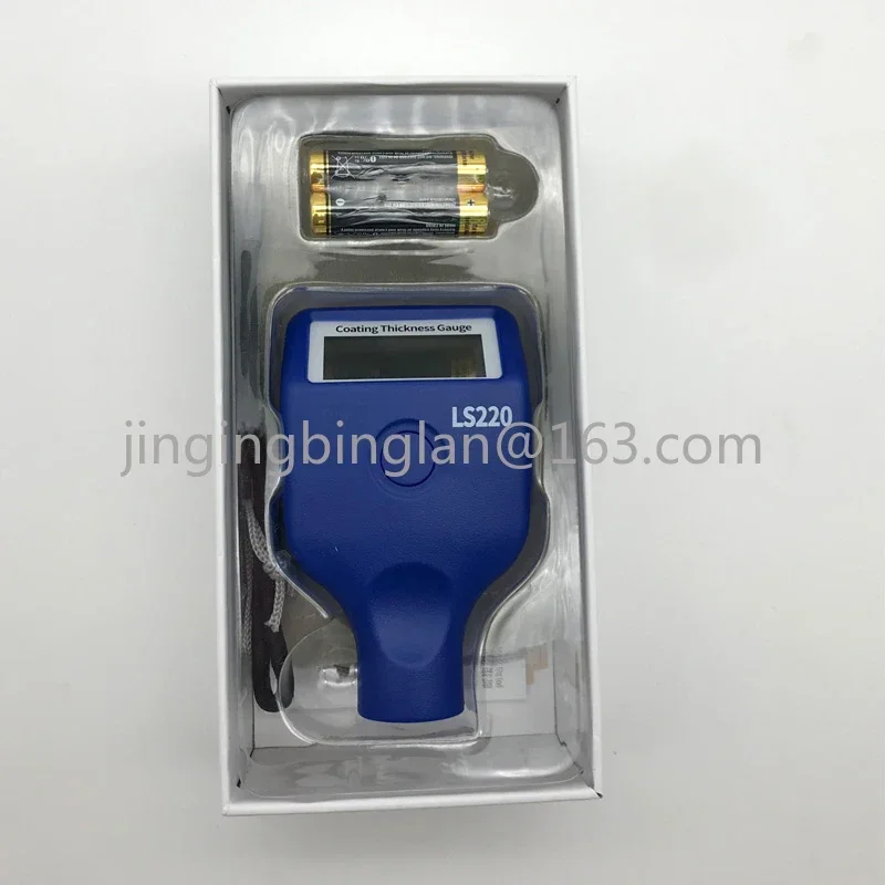 LS220 Auto Car Coating Thickness Gauge 0.0-2000um Fe NFe Probe Gauge For Non magnetic and Non conductive Coatings