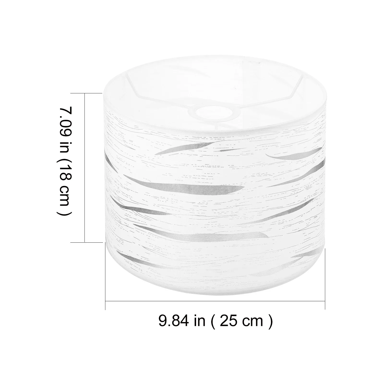 Cloth Art Lamp Shade Simple Circular Design Dust Protection for Living Room Bedroom Table Lamp Accessory Home Light Decor