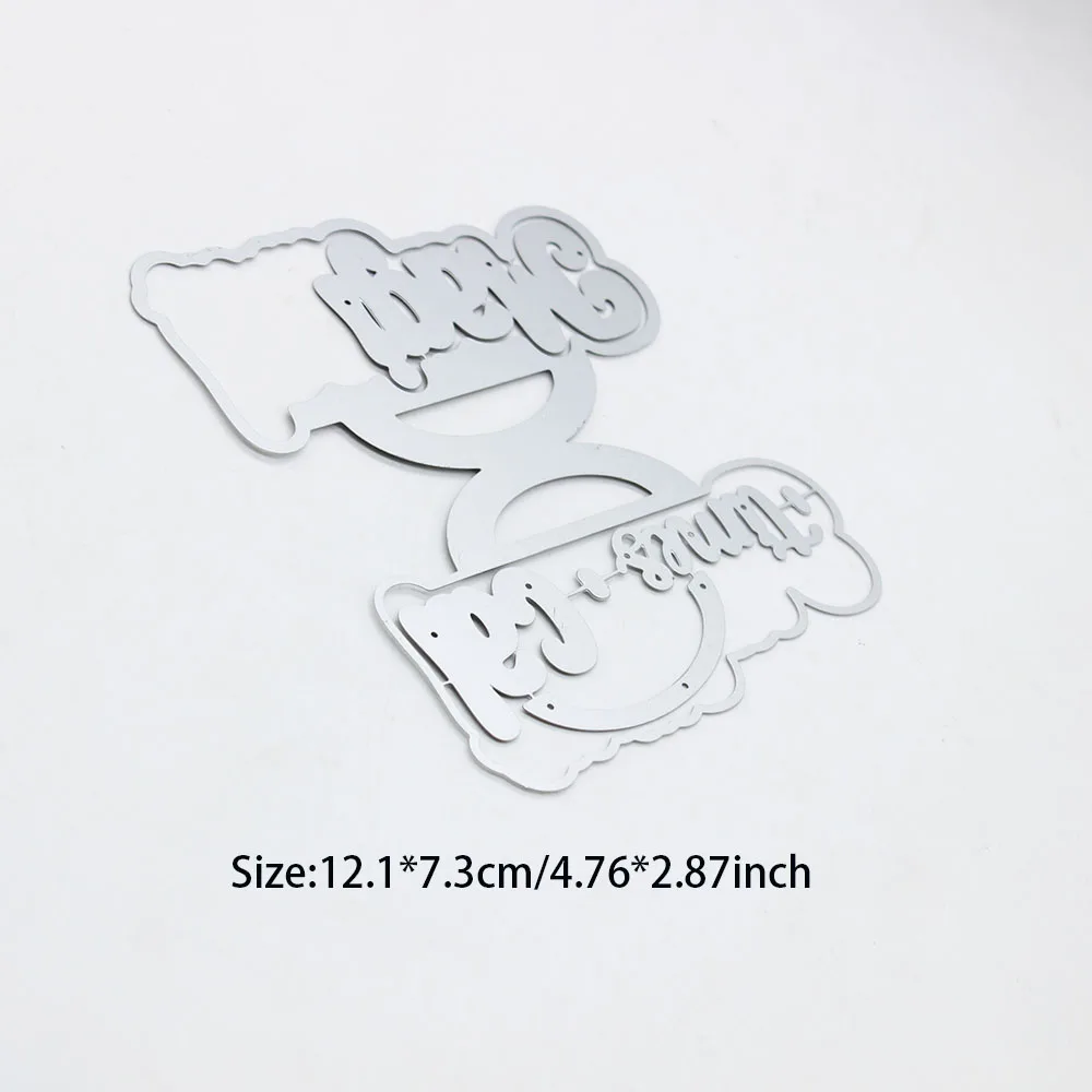 KSCRAFT Magical Times Bag Topper  Metal Cutting Dies Stencils for DIY Scrapbooking Decorative Embossing DIY Paper Cards