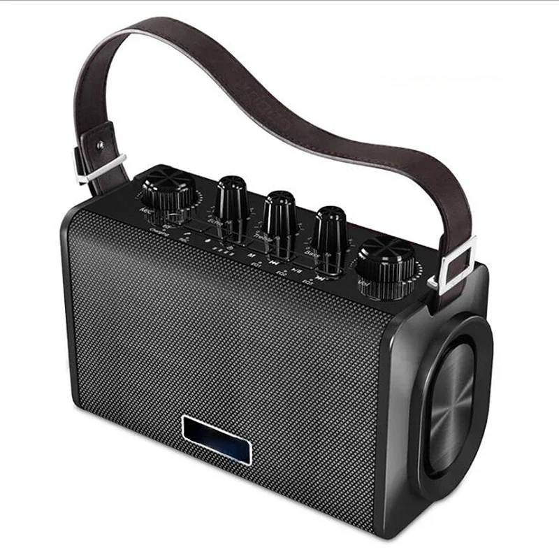 Hot salesX9 X8 Bluetooth Speakers 60W Power Portable Outdoor Super Subwoofer Column Caixa De Som 6600mAh Battery Karaoke Speaker
