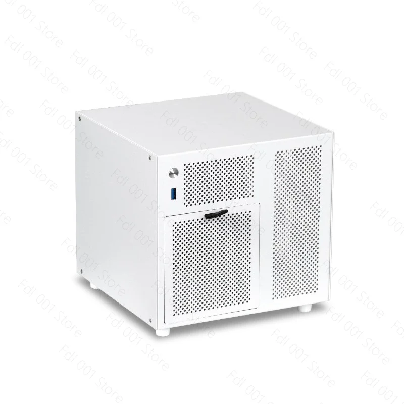4-Festplatten NAS-Gehäuse SFX-Netzteil ITX-Mainboard Heimspeicher-Server Kleines Gehäuse